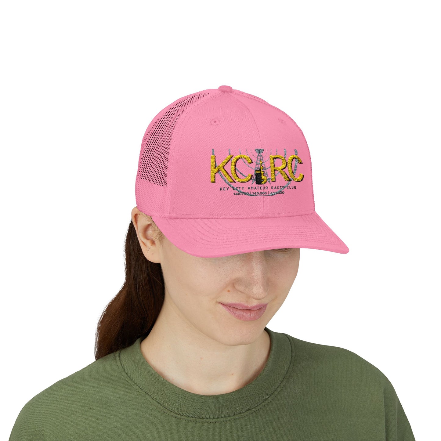 KCARC Embroidered Trucker Hat — Key City Amateur Radio Club Snapback