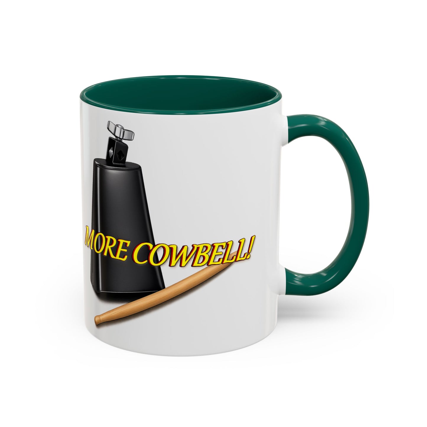 More Cowbell Mug — Funny Cowbell Coffee Cup (11oz/15oz)