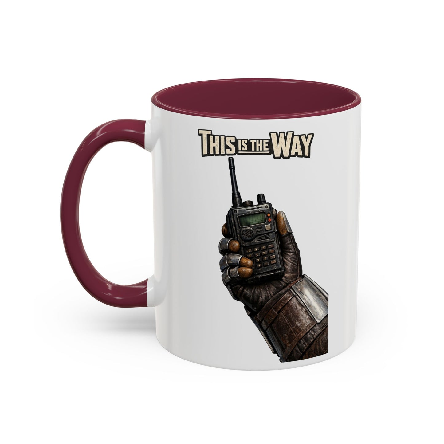 This Is The Way Mug — Mandalorian Radio Hand Coffee Cup (11oz & 15oz)