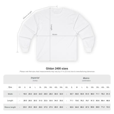 "Dah dih dah dit" Graphic Long Sleeve Tee